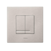 Wisa XS plaque de commande dualflush plastique mat brossé SW1075531