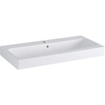 Geberit Icon lavabo 60x48,5x15,5cm 1 cuve 1 trou de robinet Au milieu avec trop-plein Céramique Blanc brillant SW417146