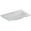 Geberit Icon lavabo pour meuble 90x48x13cm 1 bassin 1 trou de robinet Au milieu sans trop-plein anti-salissures Céramique Blanc brillant SW568540