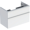 Geberit iCon meuble sous-lavabo 88,8x61,5x47,6cm 2 tiroirs avec softclose panneau de particules blanc SW568524