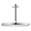GROHE Tempesta 250 Hoofddouche - 25cm - 1 straalsoort - plafondarm 14.2cm - chroom/wit SW490429