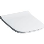 Geberit Smyle Abattant WC carré avec softclose topfix sandwich form blanc 500240011 SW417373