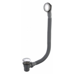 royal plaza Merlot rallonge bonde de bain 90cm avec bonde clic avec siphon chrome SW88686