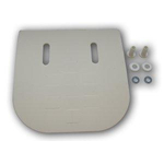 De Beer plaque d’isolation pour bidet suspendu avec fixation blanc GA67977