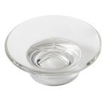 Geesa Nemox insert pour porte-savon verre transparent fermé pour 6503 05 GA48881