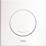 Wisa Argos plaque de commande plastique mécanique 16x16cm avec interruption de chasse pour élément WC XS blanc 0701520