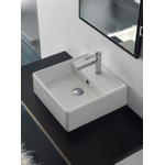 Royal plaza Legato lavabo 42x41cm. avec 1 trou de robinet et trop-plein blanc GA32735
