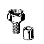 Viega Pexfit Raccord de raccordement bronze 32mmx1 1/4fi à joint plat 7542194