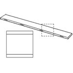 Viega rooster voor doucheafvoergoot 120cm RVS GA68645