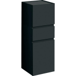Geberit Renova Plan halfhoge kast - 2 deur - 1 la - 105cm - mat lava (grijs) SW681475