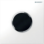 Geberit Type10 urinioir bedieningsplaat - batterij - ronde knop - alpien wit 0701977