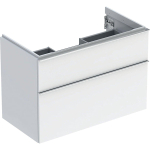 Geberit iCon wastafelonderkast 88.8x61.5x47.6cm 2 lades met softclose Spaanplaat Wit SW637535