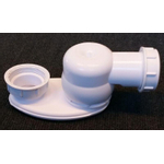 Royal Plaza Merlot siphon de baignoire peu profond 20x20 blanc GA19138