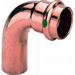 Viega sanpress coude sc 90° spigot x press 12mm bronze 7541307