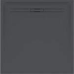 Geberit Sestra Douchevloer - 90x90cm - grafiet leisteen (antraciet) SW547015