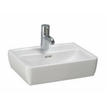 Laufen Pro A vasque à poser 45x34x14.5cm 1 trou de robinet avec trop-plein céramique blanc GA69854