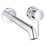 GROHE Essence New Partie de finition pour robinet lavabo mural encastrable 2 trous L size avec bec 23cm chrome 0442582