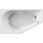 Wisa Tirano Baignoire décalée 160x90cm Gauche Blanc SW48794