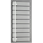 Zehnder Yucca handdoekradiator 130.4x37.8cm 430watt Staal Wit glans SW68473