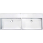 Royal Plaza Sorbus Lavabo pour meuble 120x45cm sans trou pour robinetterie avec trop plein Blanc GA43700