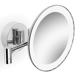 Royal Plaza Plena Miroir grossissant mural 2 bras éclairage LED interrupteur 3x20cm chrome GA20800