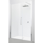 Novellini Young 2.0 GFL porte pivotante avec paroi fixe en ligne pour niche 97/101x200cm matchroom/transparente 0335740