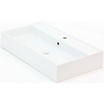 Royal Plaza Latona lavabo 80x46cm avec trou de robinetterie et trop-plein blanc GA79956