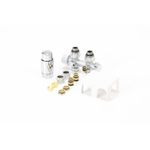 Royal Plaza bloc de raccordement universel avec bouton thermostatique capot blanc chrome GA99165