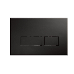 Royal Plaza Inala Plaque de commande WC boutons rectangulaires Noir mat SW203394