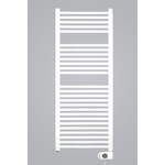 Zehnder Aura E Radiateur sèche-serviettes électrique 78,6x40cm 300 watts 230 volts | 50 Hz Acier Blanc brillant SW205919