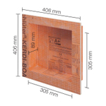 Schluter niche encastrée 305x305mm SW241622