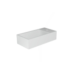 Royal plaza Merlot lave-mains 36x18cm 1 trou de robinet R s/surverse blanc mat SW395570