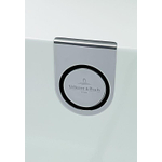 Villeroy & Boch vidage de baignoire avec alimentation pour Oberon 2.0 chrome et blanc brillant SW241466