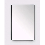 Royal Plaza Merlot spiegel 140x80cm zonder verlichting rechthoek Glas Zwart mat SW395463