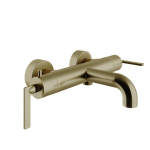 Royal Plaza Dora badthermostaat met hendels bronze met handdouche set SHOWROOMMODEL SHOW23000