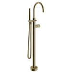 Royal Plaza Olmo badkraan vrijstaand met industriele greep bronze. let op. inbouwdeel nog apart bestellen. SHOWROOMMODEL SHOW23132