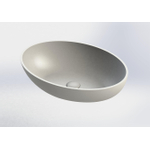 Royal plaza Cinea vasque à poser 57x40,5cm s/s perçage de robinet s/trop-plein blanc mat SW396040