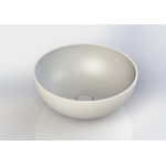 Royal plaza Lement Vasque ronde 40x15,5cm blanc mat SW395146