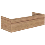 Royal plaza Intent Meuble de salle de bains sous-vasque 140x45x30cm 2 tiroirs chêne naturel SW477346