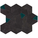 Ceralto Dorsena Mozaiektegel - 25x28.5cm - 9.0mm - gerectificeerd - Tarmac SW1129688