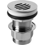 Villeroy & Boch Toebehoren afvoerplug niet afsluitbaar - 10 - 30mm - hoogglans chroom 0108004