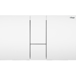 Viega Visign for style 24 panneau de commande prevista 13x22cm plastique blanc alpin SW359013