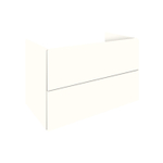 Royal plaza Intent meuble sous-vasque 140x45x30cm 2 tiroirs blanc mat SW477336