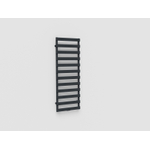 Royal plaza Sondrio radiator 1385x500mm 608W as=Onderzijde mat zwart SW478955