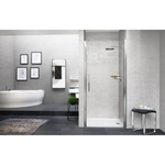 Novellini Young porte pivotante pour niche 82-86cm clair matchroom SW495088