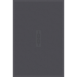 Kinedo Kinemoon style receveur de douche - 180x100cm - encastré/à poser - recoupable - composite minéral anthracite SW644518