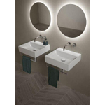 Royal plaza Cadens lavabo 60x46,5cm 1 trou de robinet avec trop-plein blanc SW680248