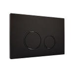 Starbluedisc doppio plaque de commande pour Réservoir WC geberit up100/up320 noir mat SW681502