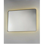 Royal Plaza Intent Miroir salle de bain LED 100x80cm arrondi noir mat SW680311