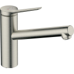 Hansgrohe Zesis Mitigeur de cuisine monocommande 150 1jet aspect inox SW730028